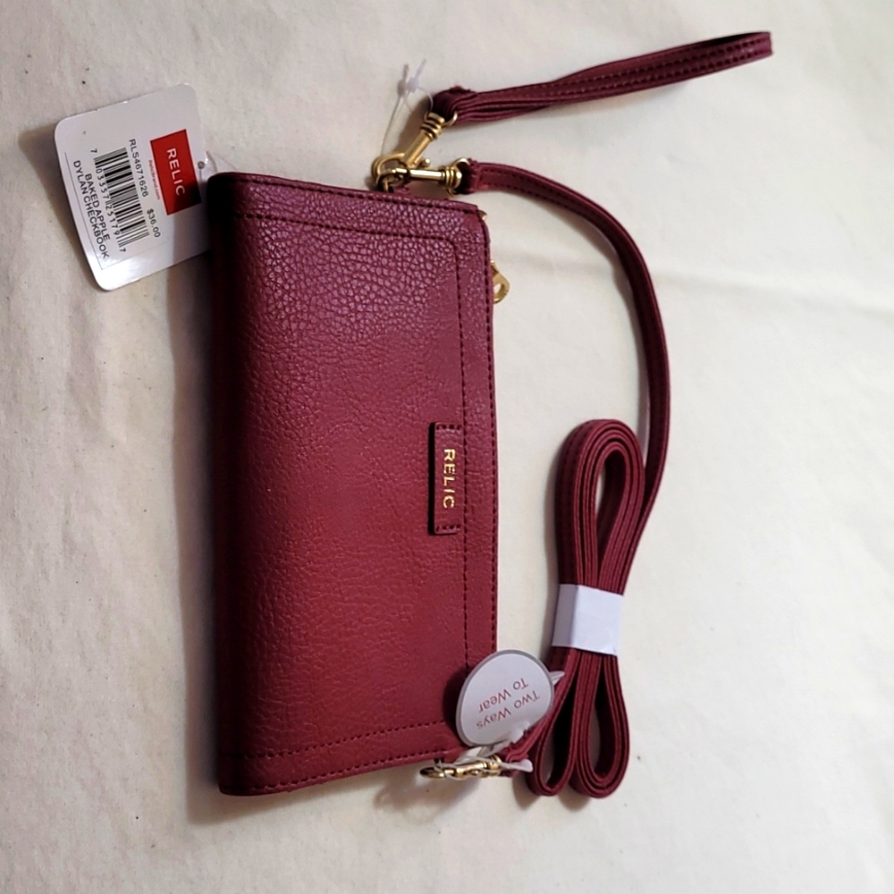 New Relic Leather Wallet/Crossbody